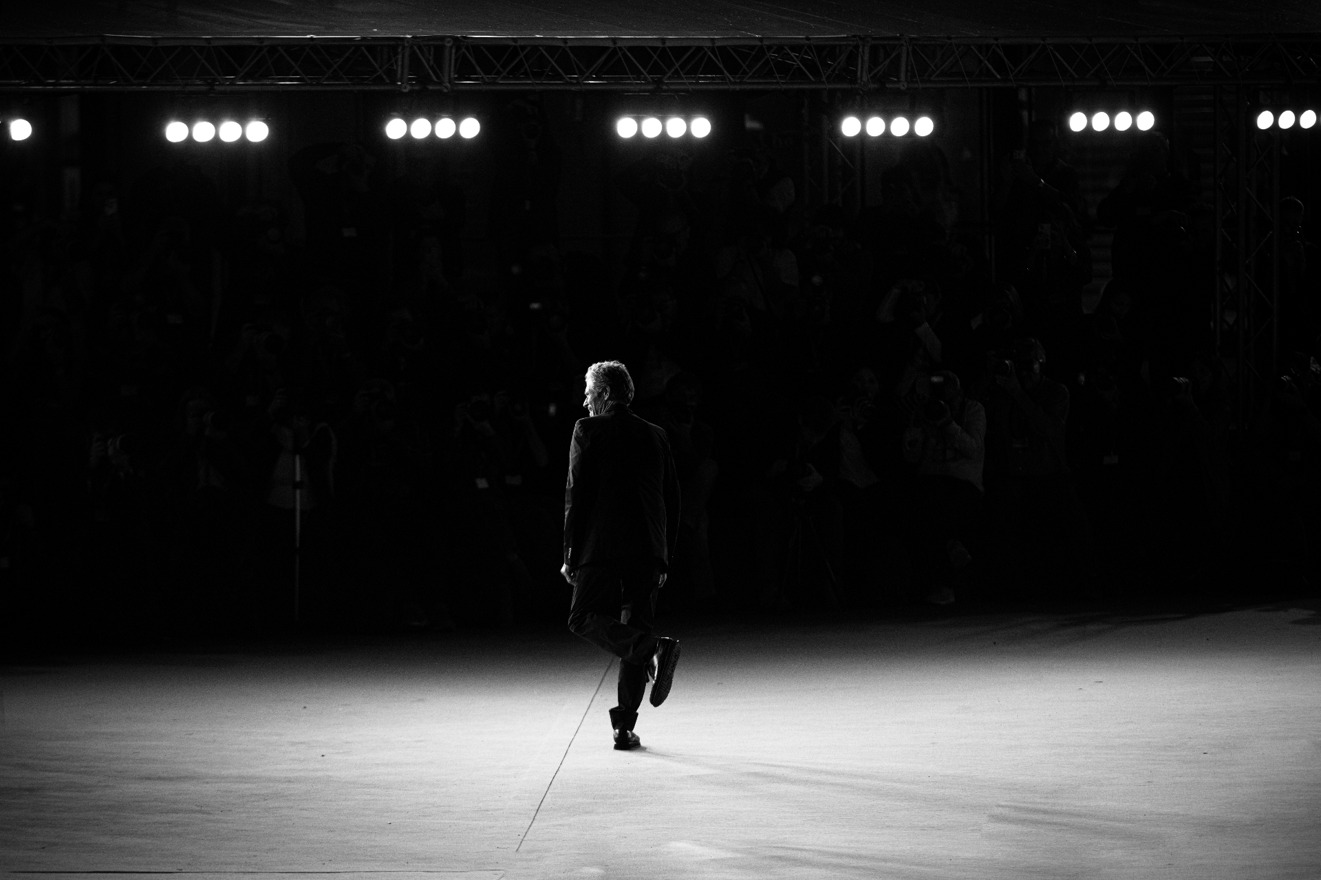 Massimiliano Rocchi walking the runway